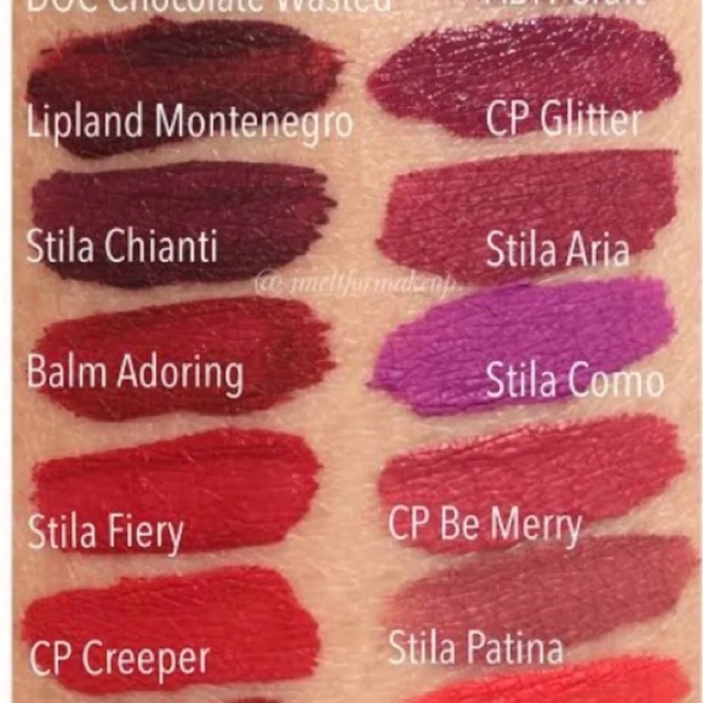 Stila FIERY Red Liquid Lipstick - Vibrant Red Finish